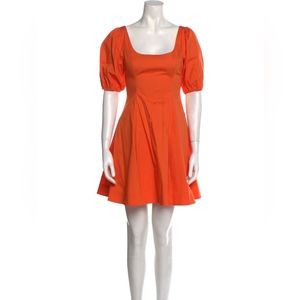 Staud Scoop Neck Mini Dress